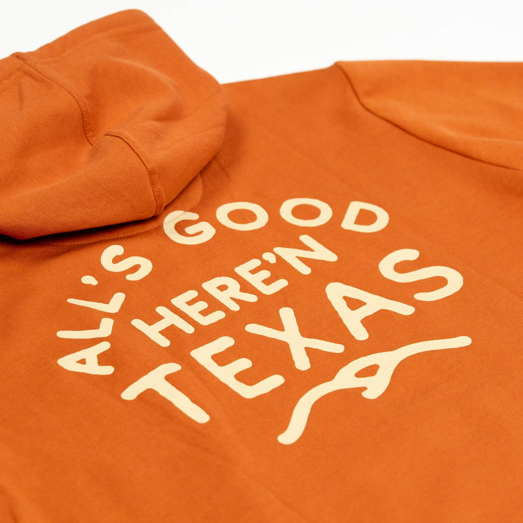 All's Good Campfire Hoodie Texas Hill Country Provisions 