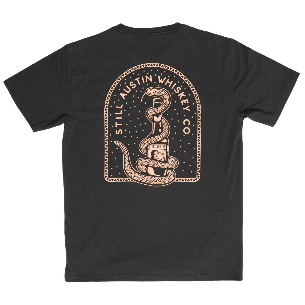 Beware of Snakes Washed Cotton Texas Hill Country Provisions Vintage Black S 