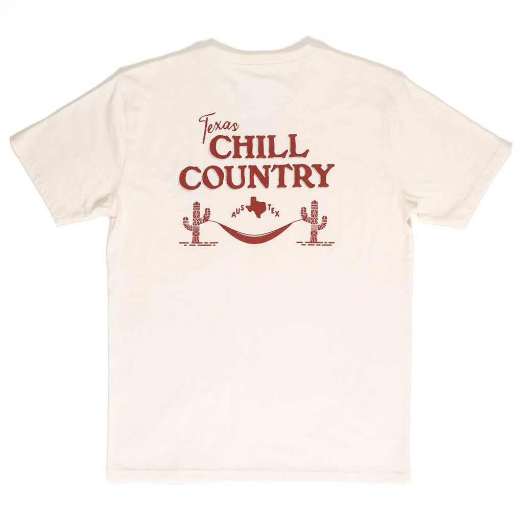 Desert Fractals Washed Cotton Tee Texas Hill Country Provisions Vintage White S 
