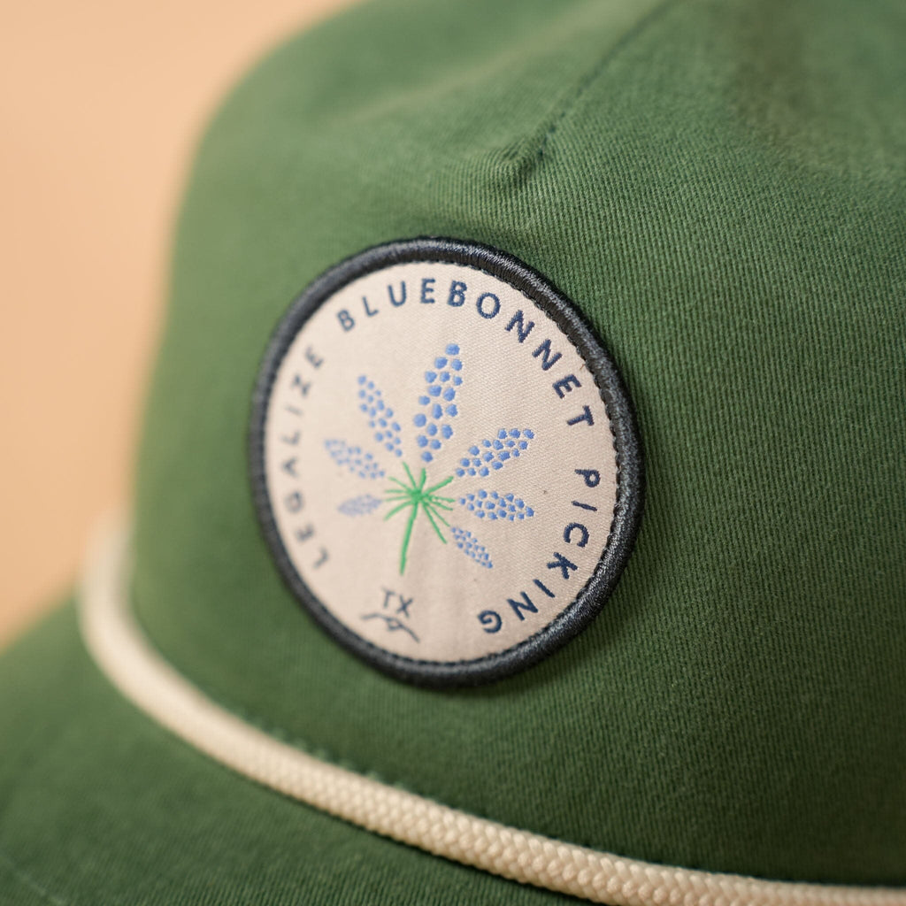 Legalize Bluebonnet Picking Guadalupe Snapback Texas Hill Country Provisions 