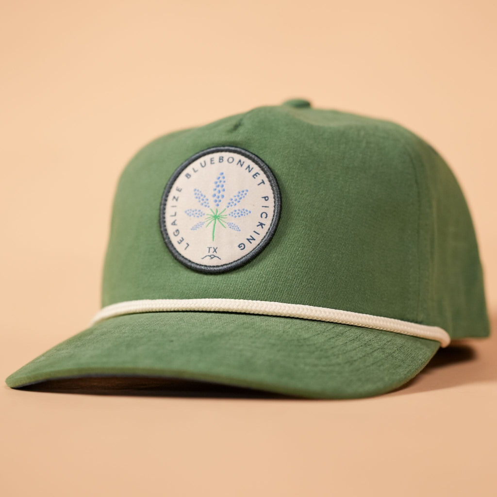 Legalize Bluebonnet Picking Guadalupe Snapback Texas Hill Country Provisions 