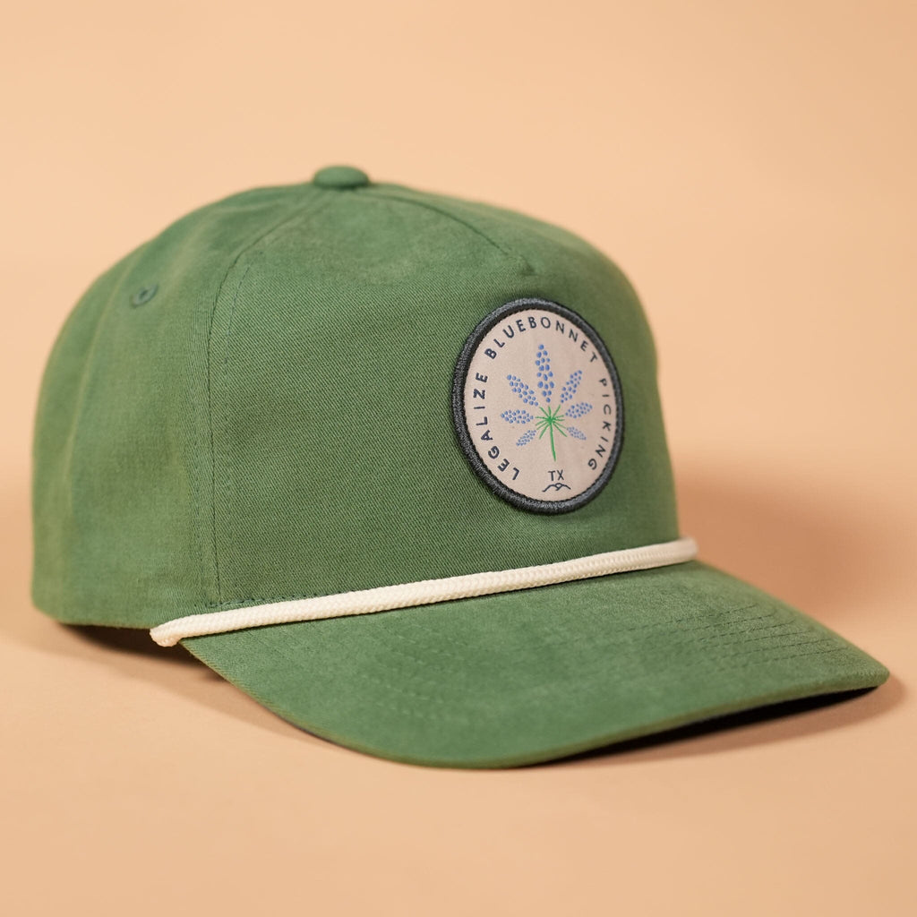 Legalize Bluebonnet Picking Guadalupe Snapback Texas Hill Country Provisions 