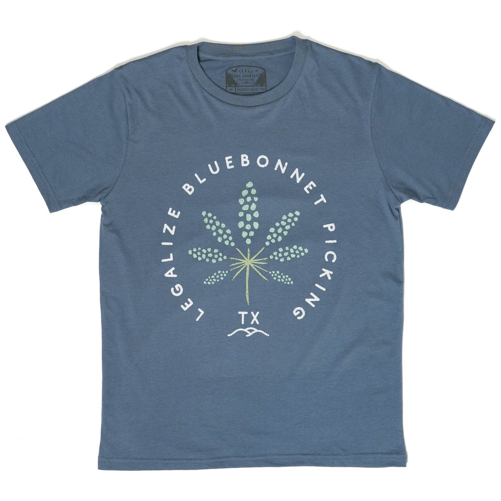 Legalize Texas Feather Grass Texas Hill Country Provisions Faded Indigo S 