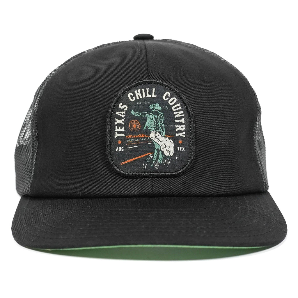 Texas Troubadour Feed & Seed Texas Hill Country Provisions Black Single Brushed Twill Unstructured