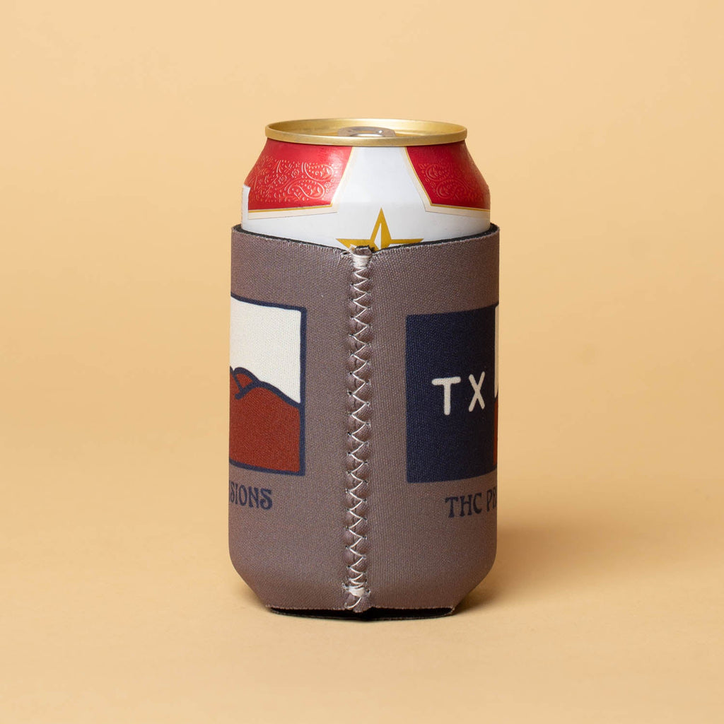 Hill Country Flag Neoprene Can Sleeve THC Provisions 